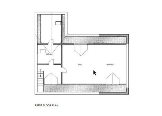 First floor plan drawing